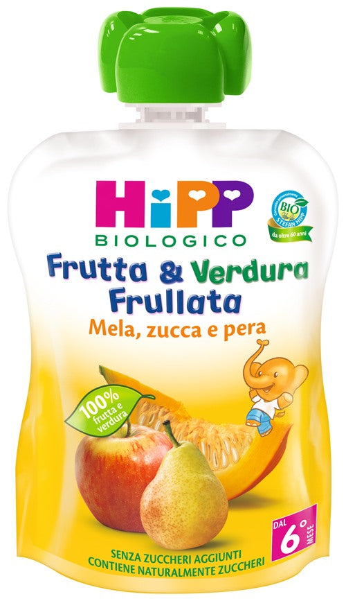 hipp italia hipp bio frutta verdura mela pera zucca 90 g hipp ean 4062300383449