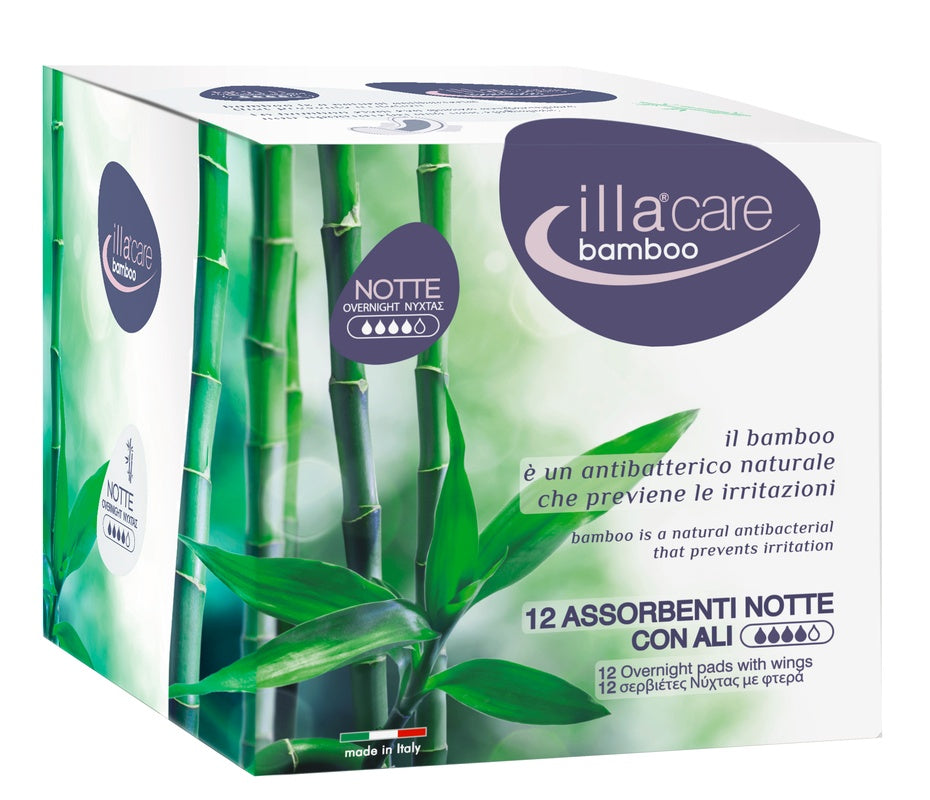 illa illa care bamboo assorbente notte 12 pezzi illa ean 8032956145377