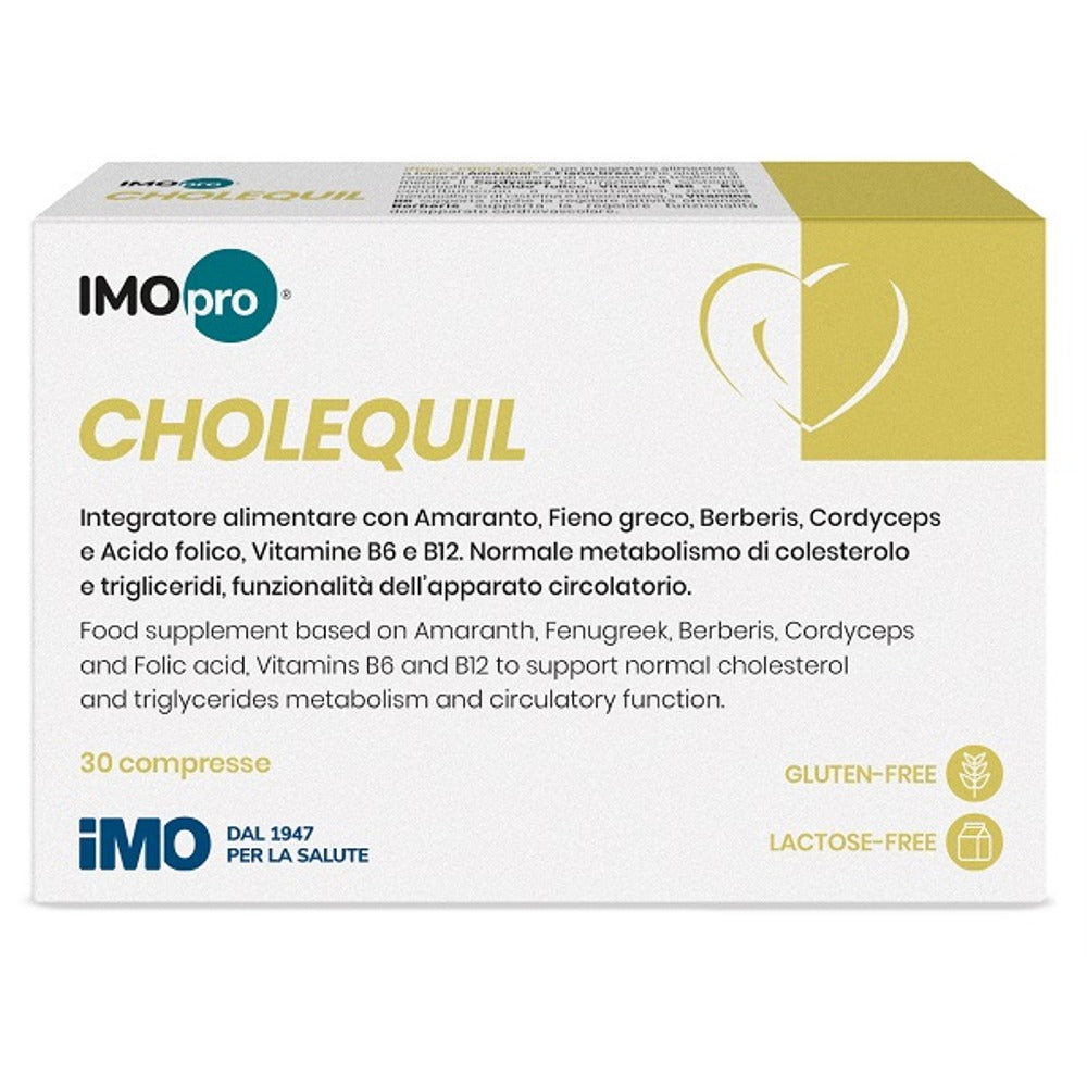 imo imopro cholequil 30 compresse nuova formulazione imo ean 8055713390377