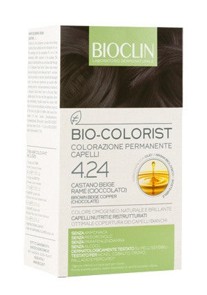 ist ganassini bioclin bio colorist 424 castano beige rame cioccolato bioclin ean 8050444856901
