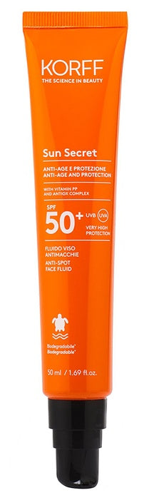 korff beauty korff sun secret fluido viso antimacchie spf50 50 ml korff ean 8050519680110