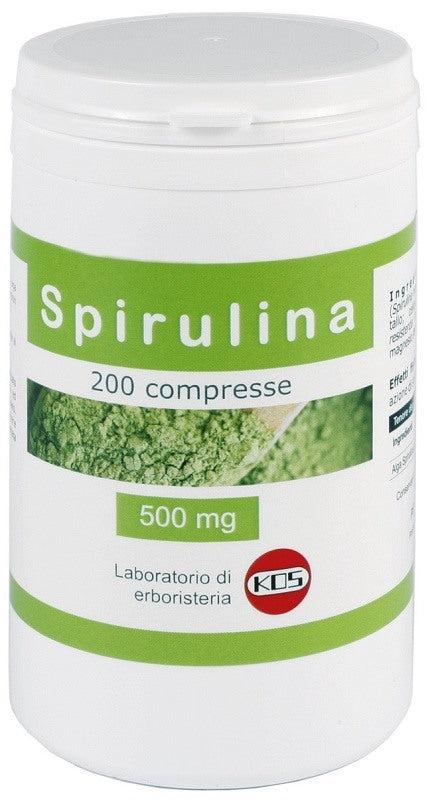 kos spirulina 500mg 200 compresse