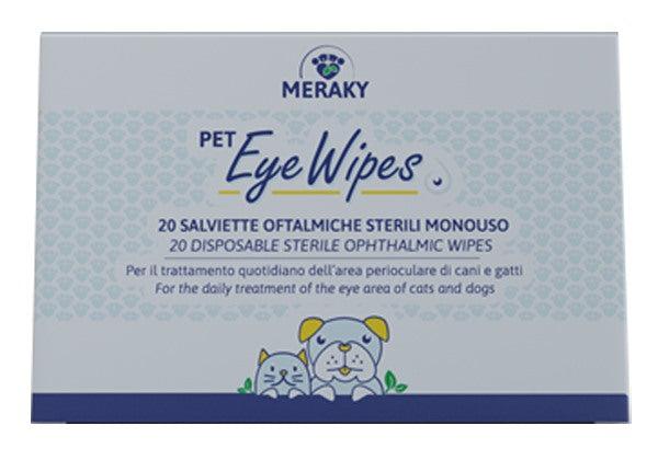 kyno felix pet eye wipes salviette oftalmiche sterili 20 pezzi ean 8055712521222