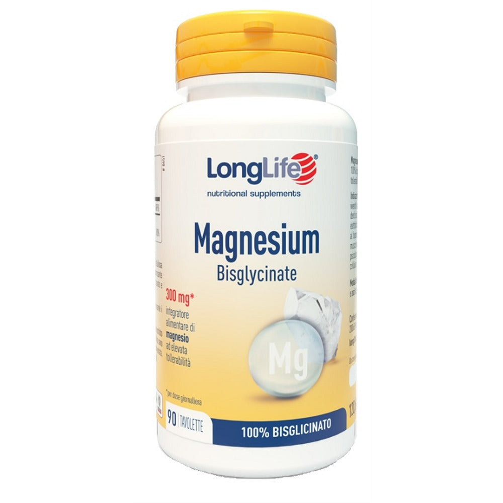 longlife longlife magnesium bisglycinate 90 tavolette senza glutine longlife ean 8054521005503