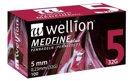 med trust italia ago per penna da insulina wellion medfine plus 5 32 gauge lunghezza 5 mm 100 pezzi ean 9120072869266