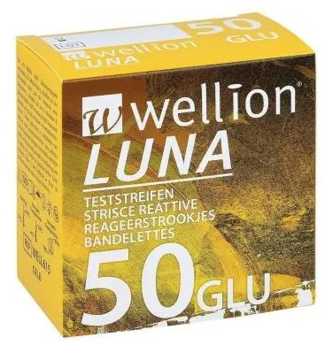 med trust italia wellion luna 50 strips strisce per misurazione glicemia ean 9120015783604