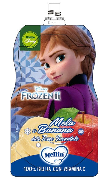mellin pouch disney frozen mela banana 110 g mellin ean 8017619400727