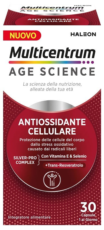 multicentrum multicentrum age science antiossidante cellulare 30 capsule multicentrum ean 5054563251268