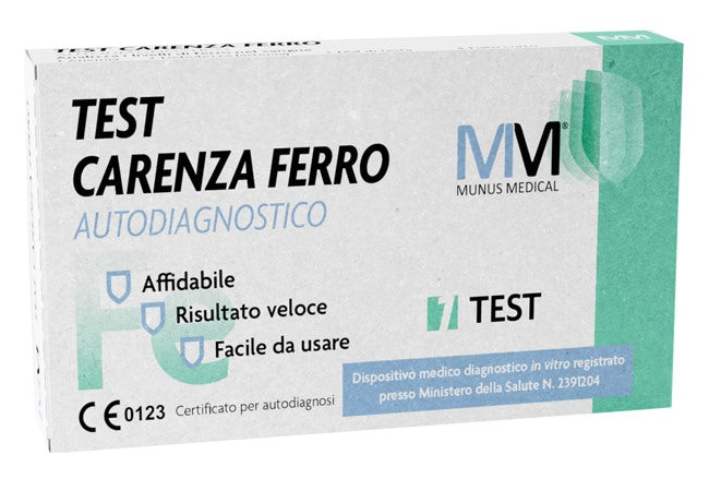munus international munus medical test autodiagnostico carenza di ferro munus ean 6936983121125