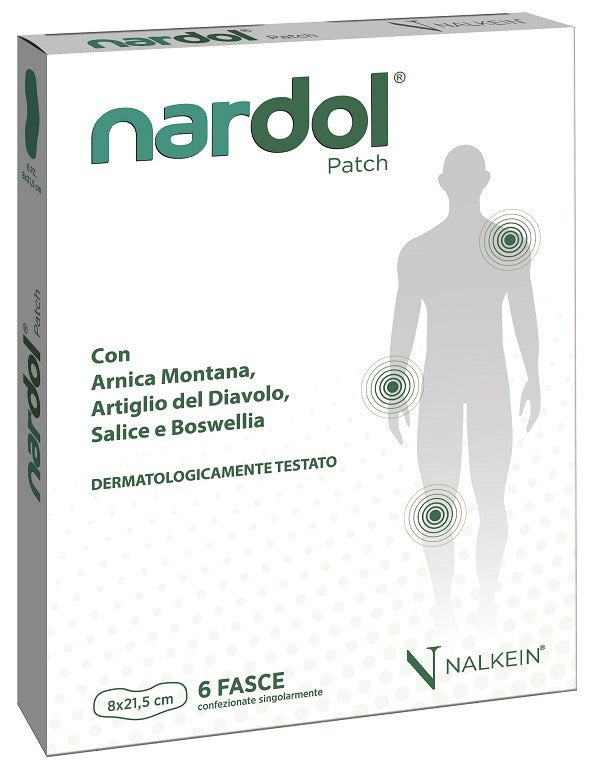 nalkein italia srl nardol patch 6 pezzi ean 0806891022363
