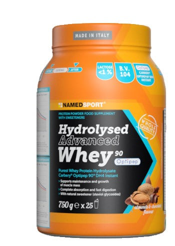namedsport hydrolysed advanced whey choco almond 750 g named ean 8054956341528