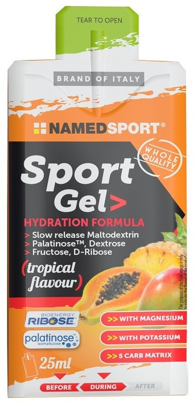 namedsport sport gel tropical 25 ml named ean 8058268962099