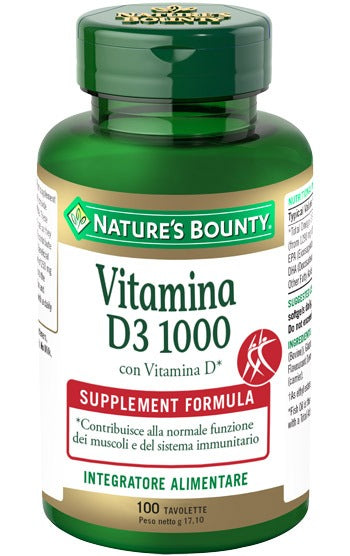 nature s bounty vitamina d31000 100 tavolette nature s bounty ean 0074312008764