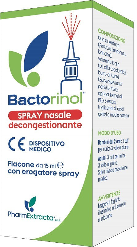 nessuno bactorinol spray nasale 15 ml ean 8058301520095
