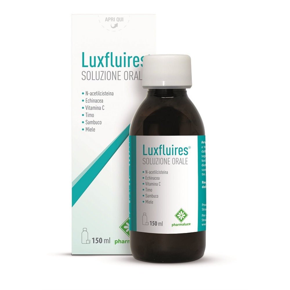 nessuno luxfluires soluzione orale 150 ml senza glutine naturalmente privo di lattosio