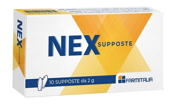 nessuno nex supposte 10 pezzi da 2 g