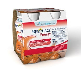 nestle it healthcare nu resource energy albicocca 4 bottiglie 200 ml nestle ean 7613032402631