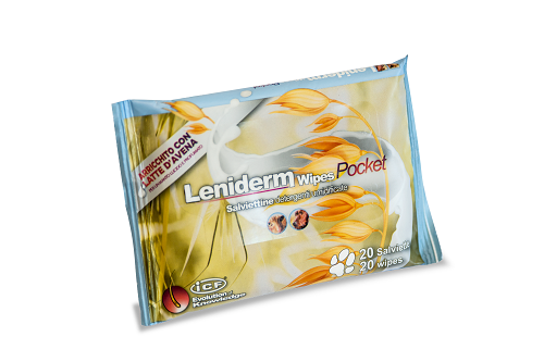 nextmune italy leniderm wipes pocket 20 pezzi display ean 8009722014038