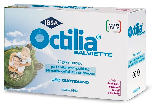 octilia octilia salviette perioculari 20 garze in viscosa non sterili octilia ean 8055060671983