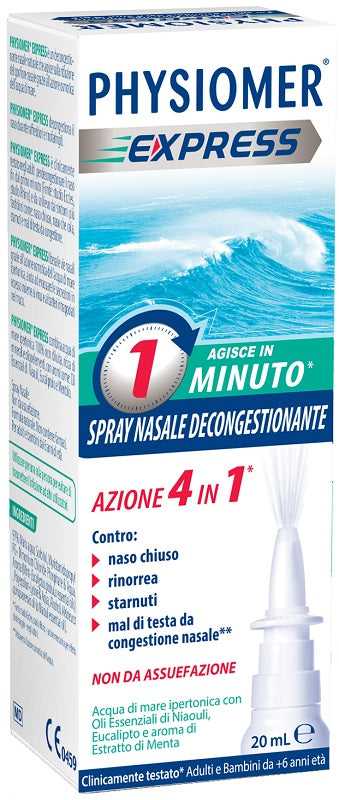 perrigo italia physiomer express spray 20 ml ean 3564300031531