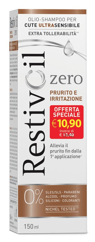 perrigo italia restivoil zero prurito e irritazione offerta speciale 150 ml restiv oil ean 8004283153684