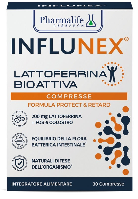 pharmalife research influnex lattoferrina bioattiva 30 compresse pharmalife research ean 8052275433757