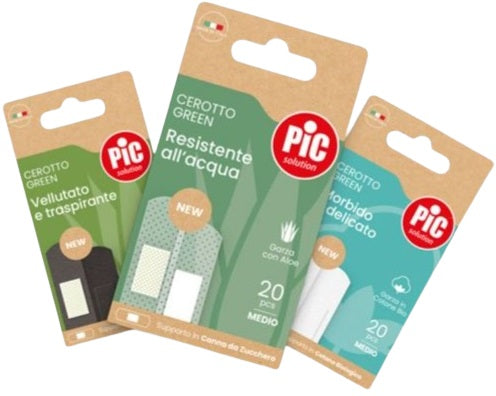 pikdare cerotto pic green cotone bio medio 20 pezzi ean 8017990084585