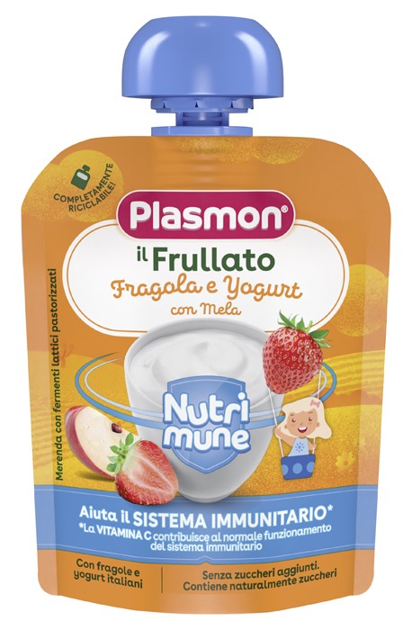 plasmon heinz italia plasmon nutri mune fragolayogurt con mela 85 g plasmon ean 8001040201589