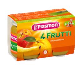 plasmon heinz italia plasmon omogeneizzato 4 frutti 2 x 104 g plasmon ean 8001040415832