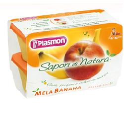 plasmon heinz italia plasmon sapori di natura omogeneizzato mela e banana 100 g x 4 pezzi plasmon ean 8001040101292