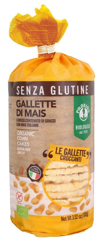 probios societa benefit viva mais galletta di mais con sale 100 g senza lievito probios ean 8018699008445
