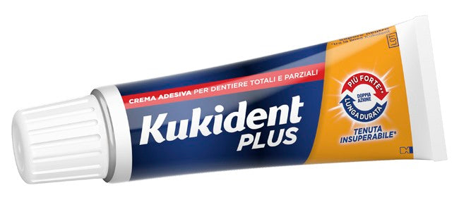 procter kukident kukident plus doppia azione crema adesiva dentiere 40 g kukident ean 8006540290767