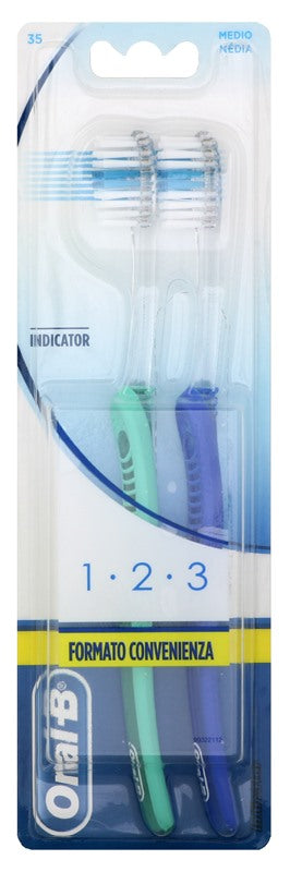 procter oralb 123 indicator spazzolino manuale setole 35 medie oral b ean 8001841032504
