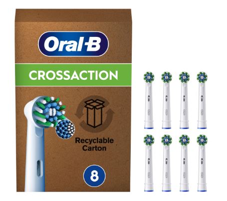 procter oralb power refill eb50r crossaction 8 pezzi oral b ean 8006540892770
