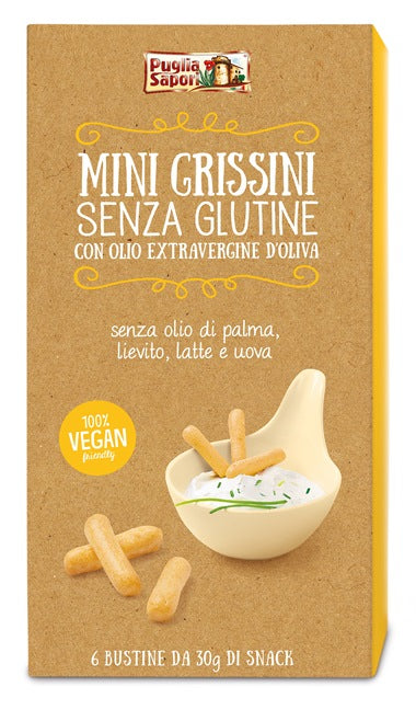 puglia sapori puglia sapori mini grissini con olio extravergine di oliva 180 g ean 8028116039129