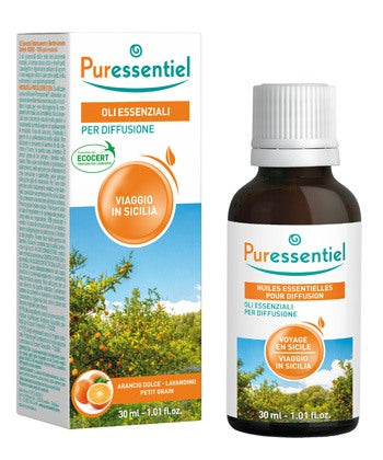 puressentiel italia puressentiel miscela diffusione viaggio sicilia 30 ml puressentiel ean 3701056800848
