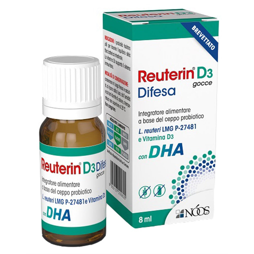 reuterin reuterin d3 difesa gocce con dha 8 ml reuterin ean 8052107200625