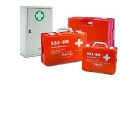 safety cassetta pronto soccorso vuota metallica 46x30x14 safety