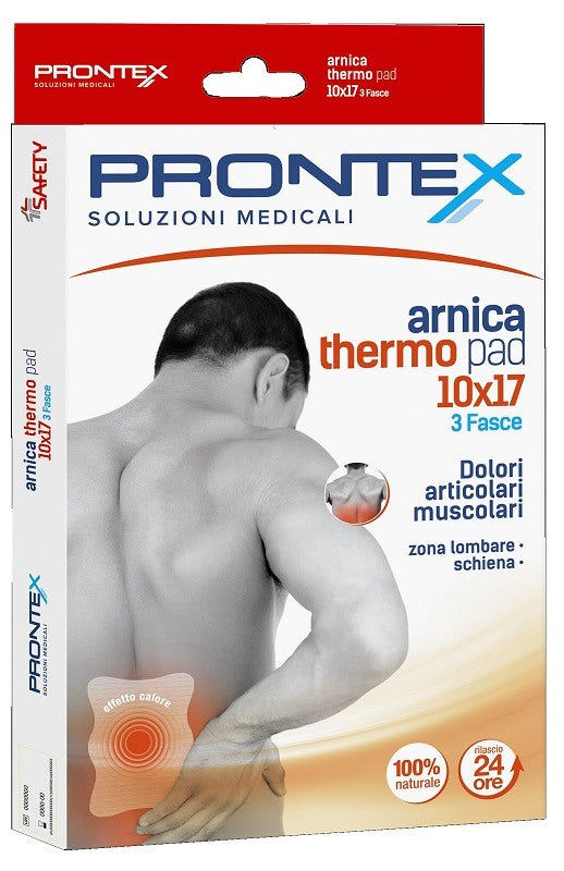 safety fascia prontex arnica thermo pad 10 x 17 3 pezzi prontex ean 8052675161007
