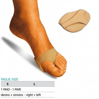 safte orione ok ped g118 cuscinetto metatarsale gel polimero 1 paio destro sinistro misura s 1 paio orione ean 8056045437914