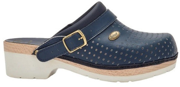 scholl shoes clog scomf bs ce bycast unisex woods navy blue 39 scholls ean 5038483491584