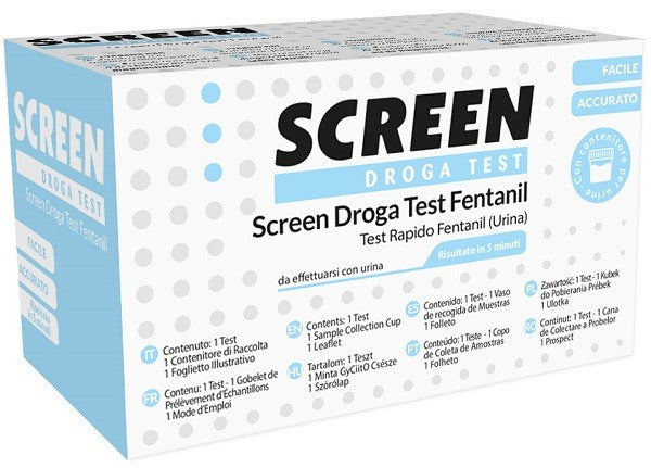 screen italia screen droga test fentanil test rapido rilevazione qualitativa fyl nelle urine umane screen italia ean 8059015833495