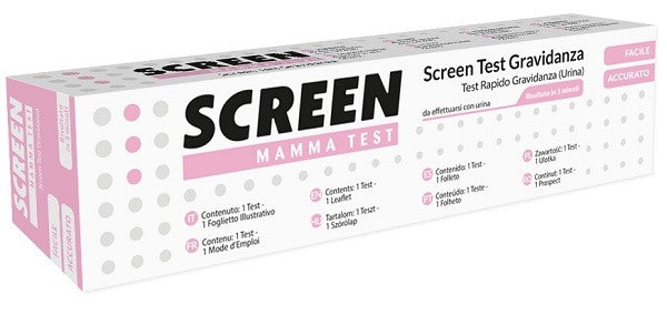 screen italia srl screen test ormone hcg gravidanza nellurina screen test hcg 1 pezzo screen italia ean 8059015832825