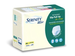 serenity spa pannolone a mutandina serenity pull up be free sd extra large 14 pezzi ean 8058150560273