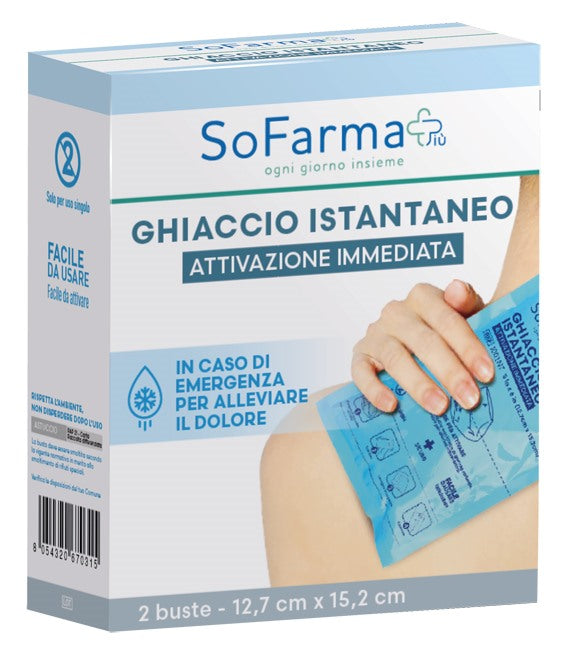 sofarmapiu ghiaccio istantaneo 2 pezzi sofarmapiu sofarmapiu ean 8054320670315