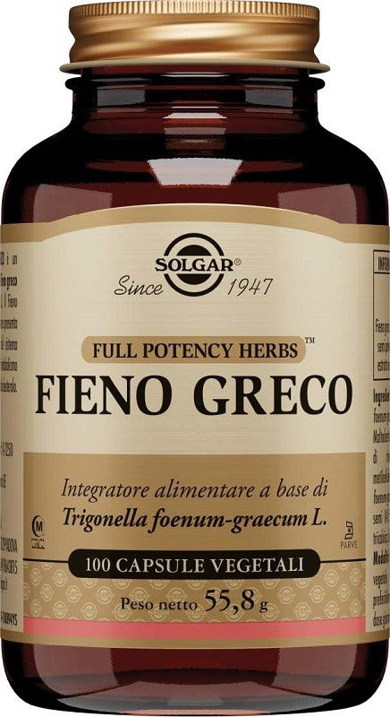 solgar it multinutrient spa fieno greco 100 capsule solgar ean 0033984008434