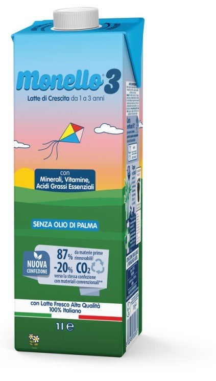 steril farma monello 3 formula per la crescita a base di latte per bambini da 1 a 3 anni liquido 1 litro sterilfarma ean 8032459305681