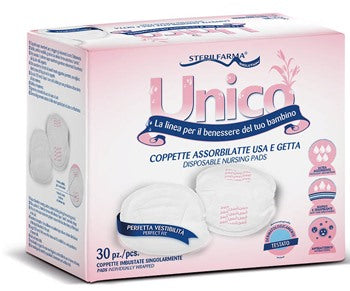 steril farma unico coppette assorbilatte usa e getta 30 pezzi sterilfarma ean 8032459304011