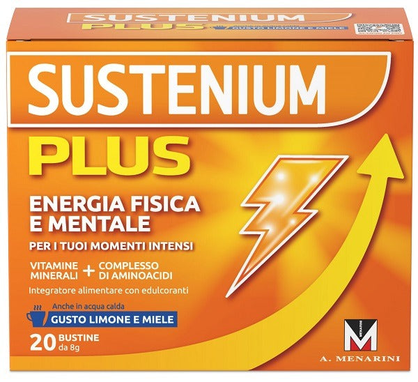 sustenium sustenium plus limone e miele 20 bustine da 8 g sustenium ean 8059591081167
