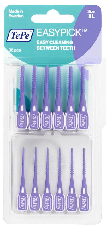 tepe prodotti ig orale tepe easypick xl viola 36 pezzi tepe ean 7317400024011